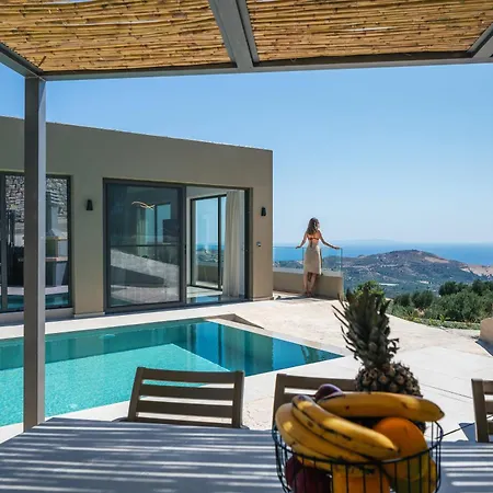 Sigma Villa, Private Swimming Pool Garden, Panoramic Sunset Rethymno  Exterior photo